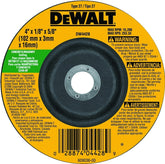 DeWALT DW4428 Grinding Wheel, 4 in Dia, 1/8 in Thick, 5/8 in Arbor, 24 Grit, Coarse, Silicone Carbide Abrasive